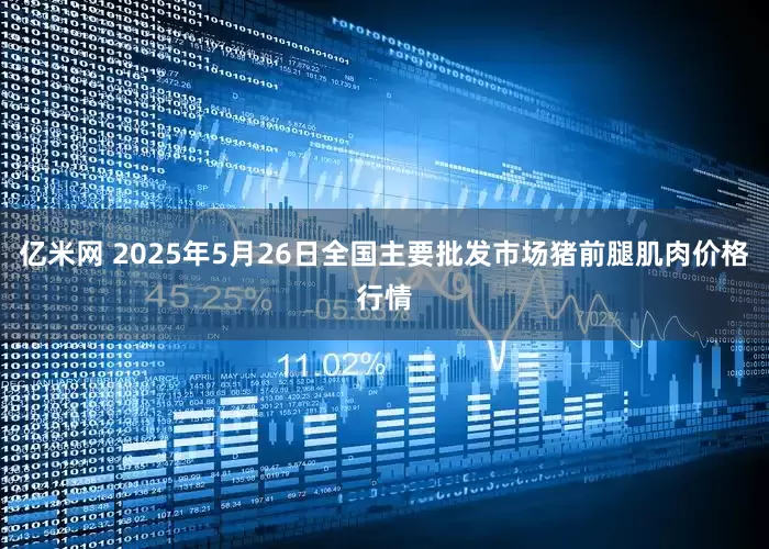 亿米网 2025年5月26日全国主要批发市场猪前腿肌肉价格行情