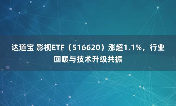 达道宝 影视ETF（516620）涨超1.1%，行业回暖与技术升级共振